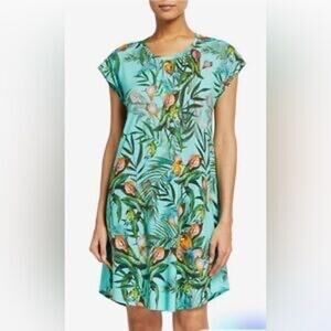 Johnny Was Taina Cap Sleeve Dress Pima Cotton and Modal Size XS